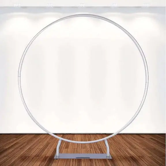 Portable Metal Round Backdrop Stand for Party Wedding Event Decor