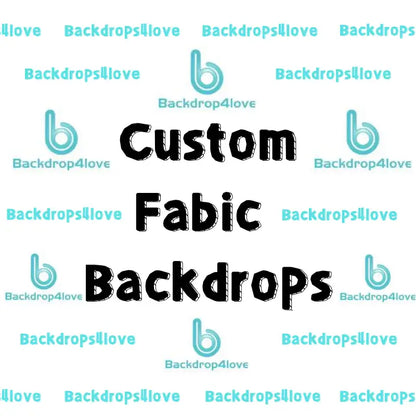 custom fabric backdrop step and repeat