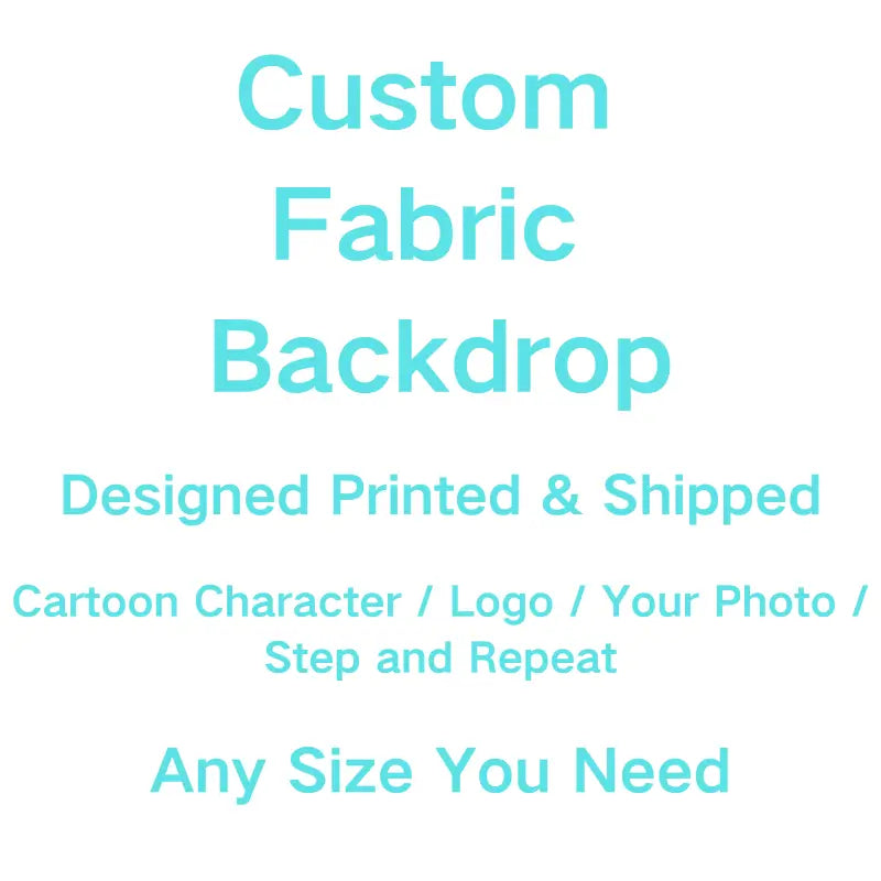 custom fabric backdrops