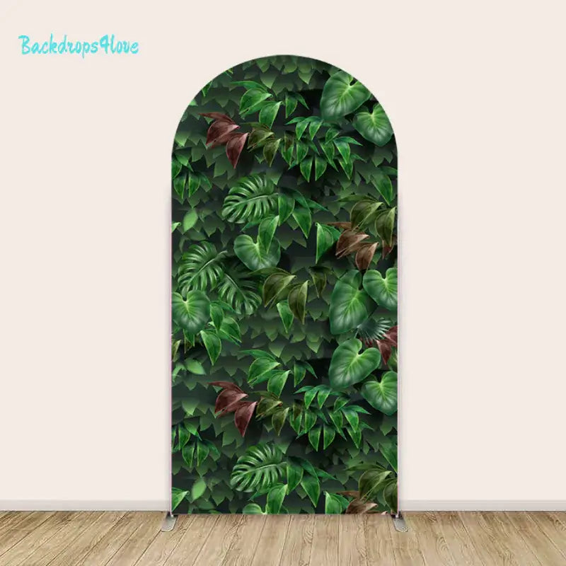 Greeniery Backdrop Arch Elegant Rustic Wood Greenery Floral Designs Arch Backdrop – backdrops4love